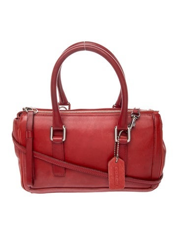 Leather Top Handle Bag