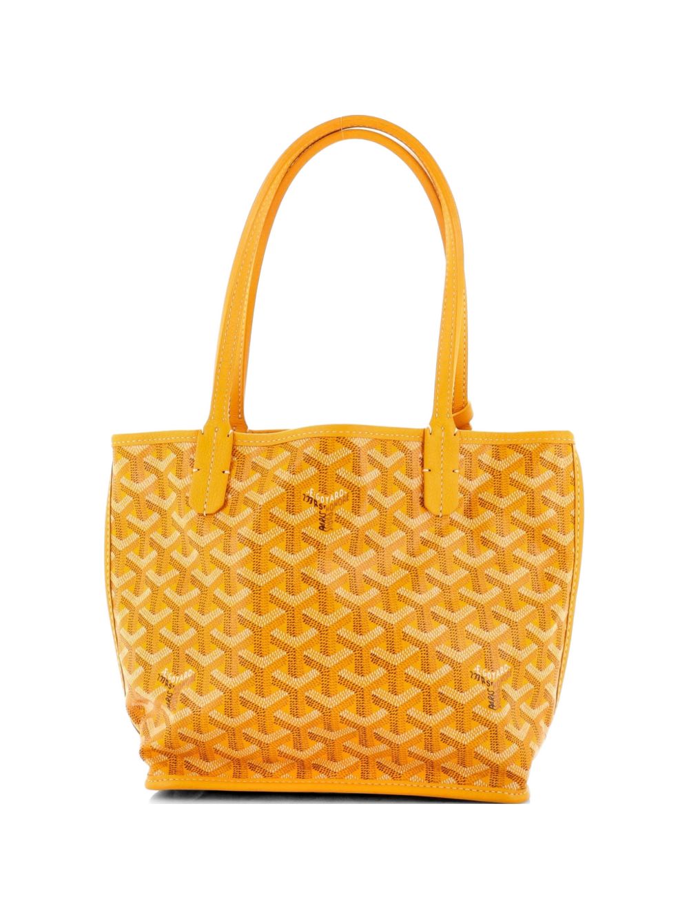 Anjou Reversible Tote Coated Canvas Mini satchel