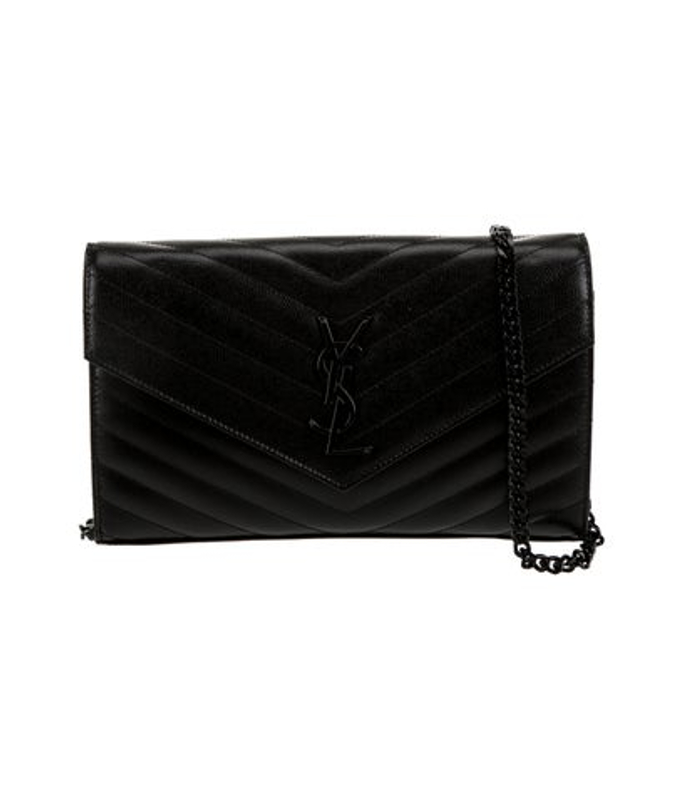 Saint Laurent Laurent Chevron Clutch