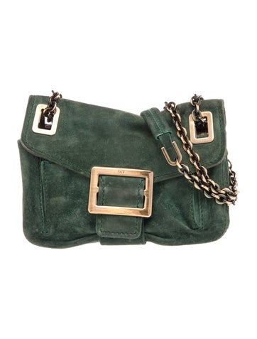 Roger Vivier Suede Crossbody Bag