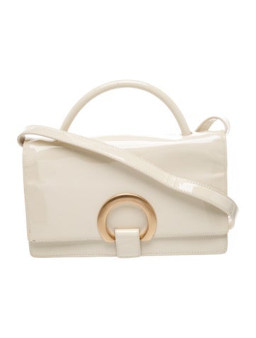 Patent Leather Top Handle Bag
