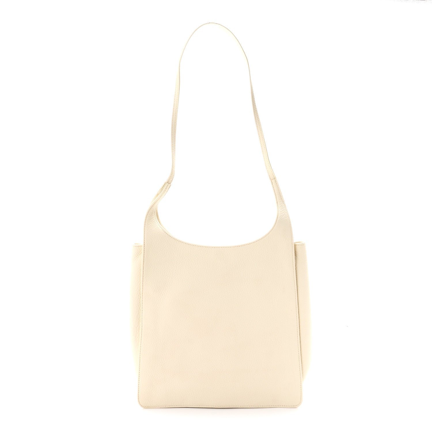 The Row Grained Calfskin Jules Bag Milk