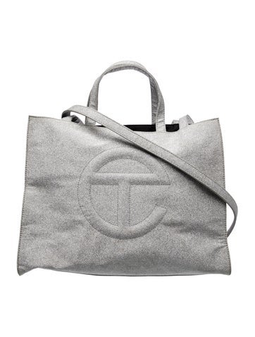 Telfar Glitter Shopping Bag