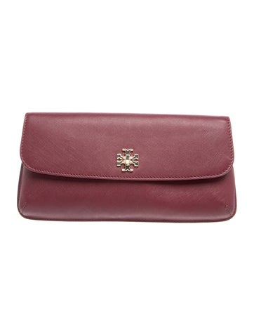 Saffiano Leather Clutch