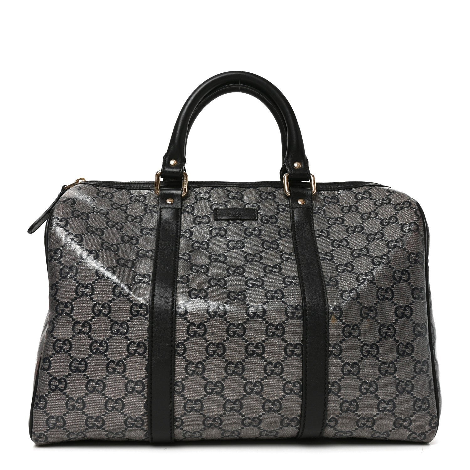 Gucci Crystal Monogram Medium Joy Boston Black