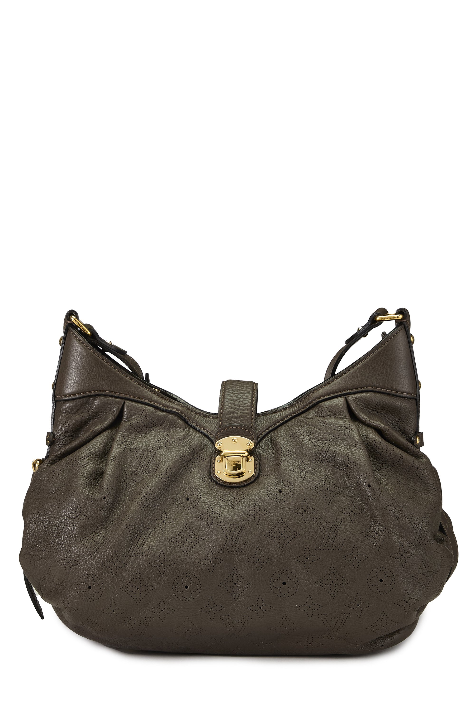 Louis Vuitton Brown Monogram Mahina Leather XS