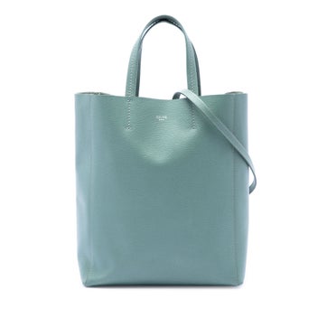 Calfskin Vertical Cabas Tote Small