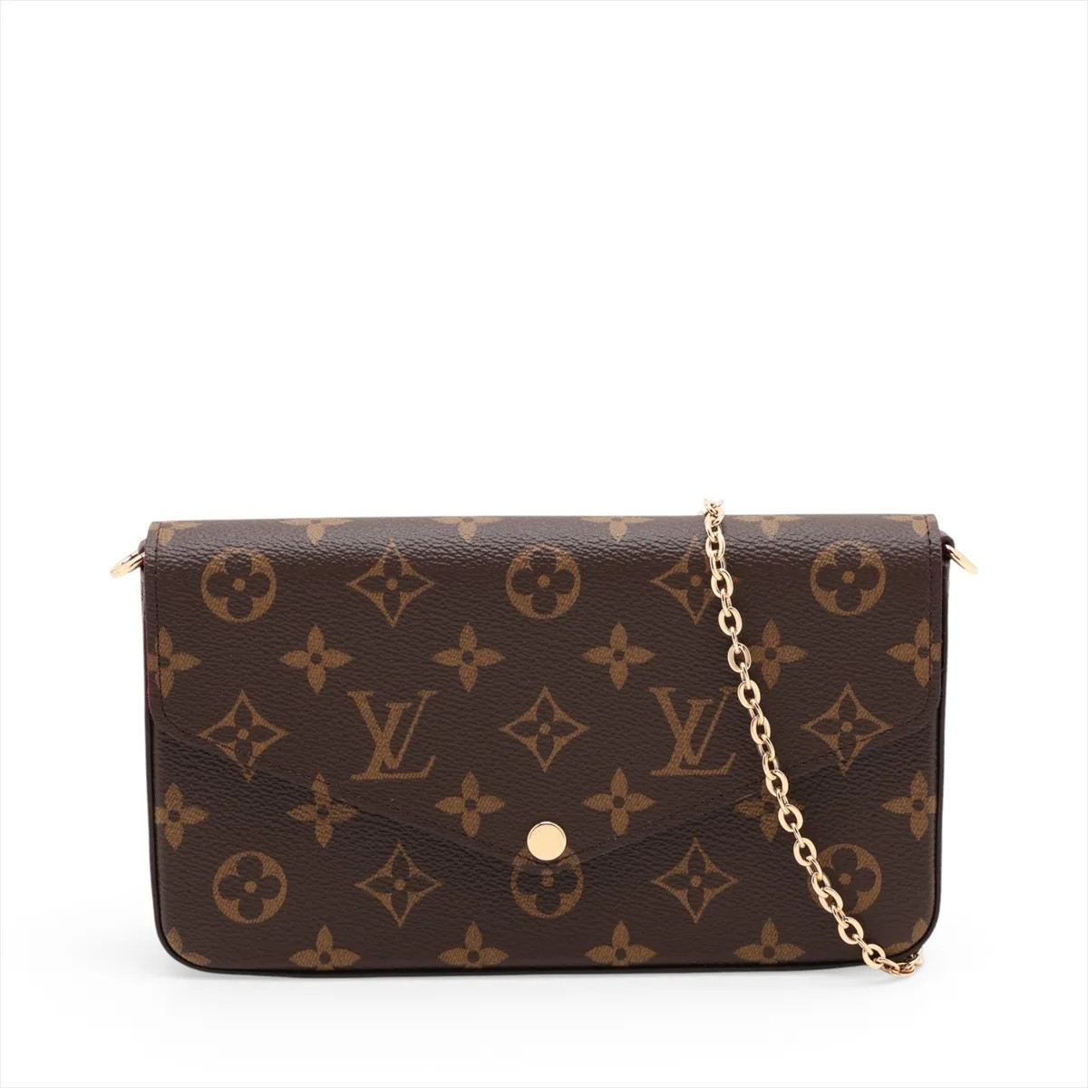 Louis Vuitton Monogram Pochette Felicie M81896 Brown There was an RFID response