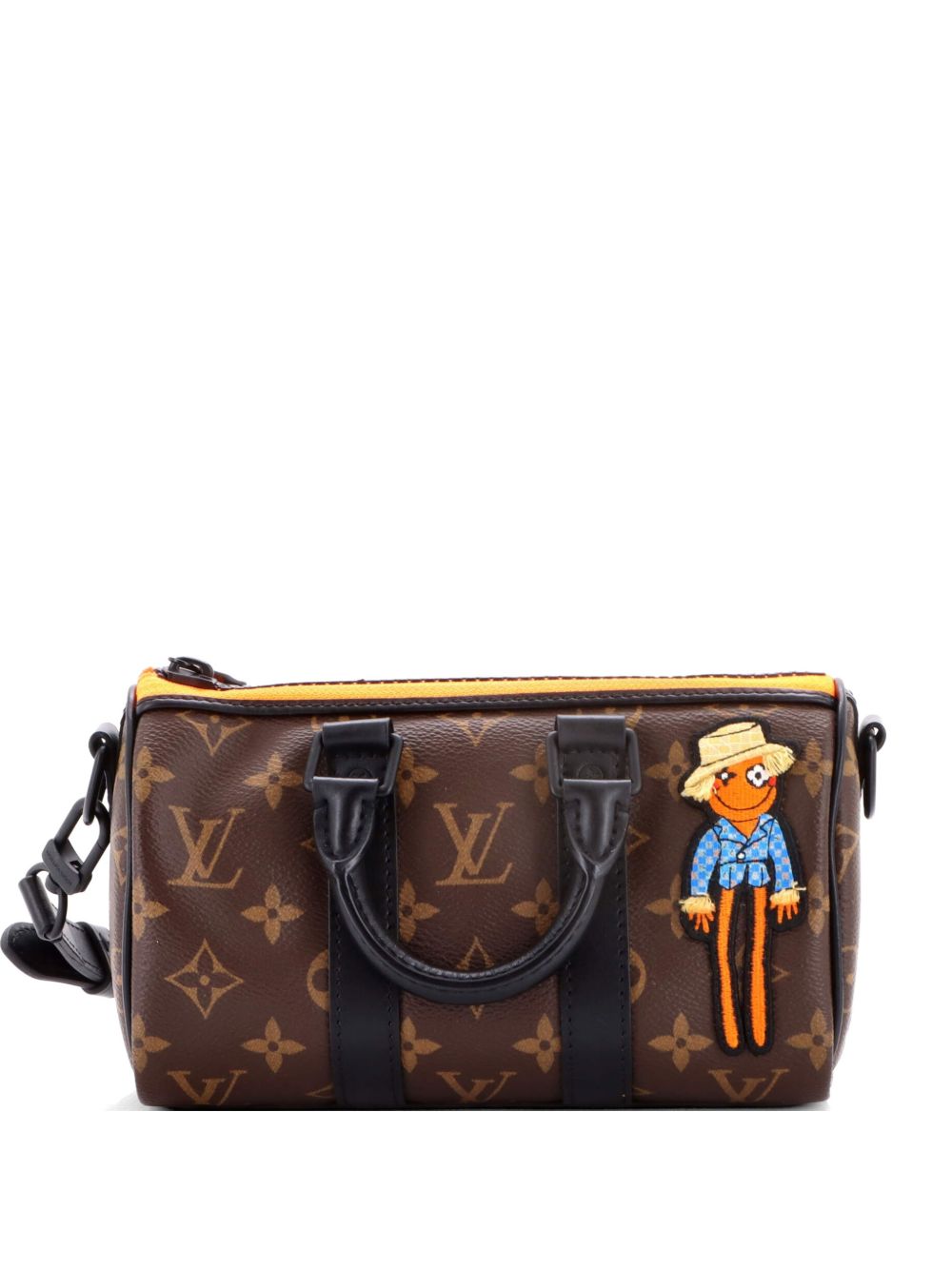 Keepall Bandouliere Bag Monogram Canvas with LV Friends Patch XS crossbody bag