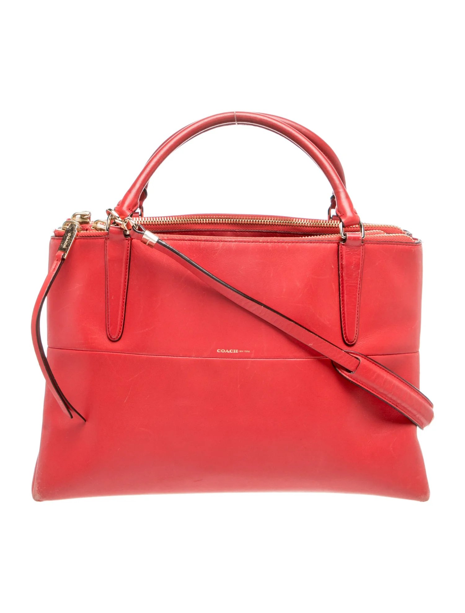 Leather Top Handle Bag