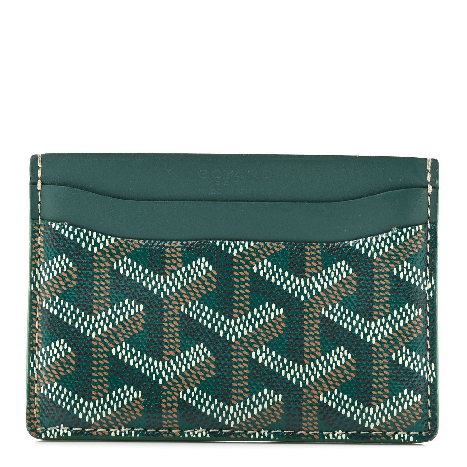 Goyard Goyard Goyardine Saint Sulpice Card Holder  Green