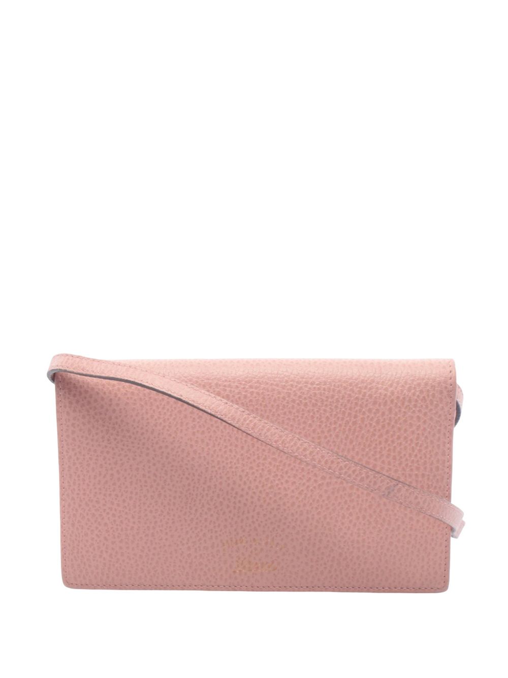 2016-2026 Leather Swing Wallet on Chain crossbody bag