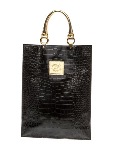 Blumarine Leather Top Handle Bag