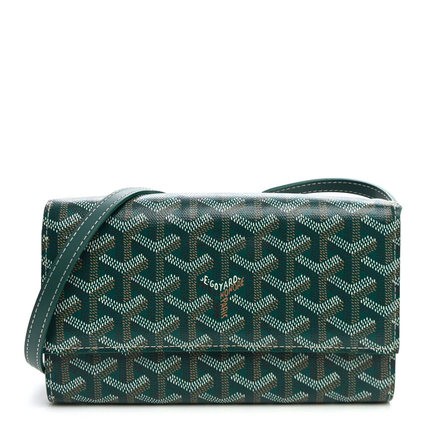 Goyard Goyard Goyardine Varenne Continental Wallet Green