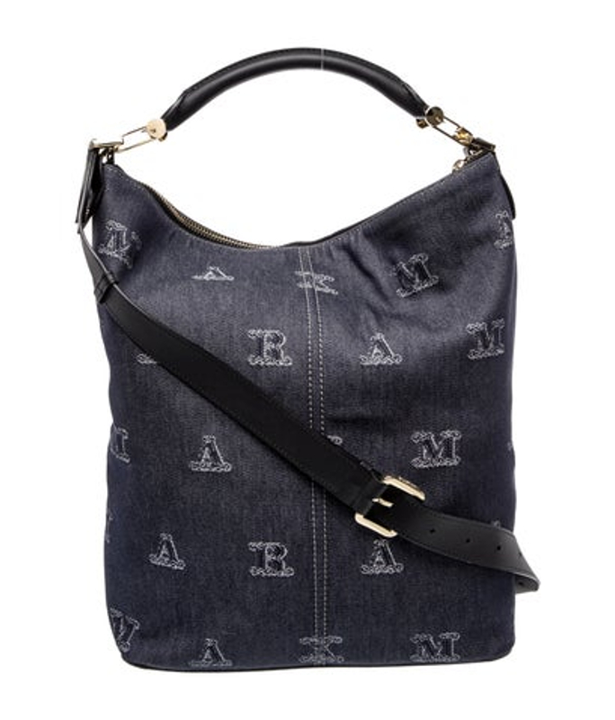 Max Mara Mara Denim Top Handle Bag