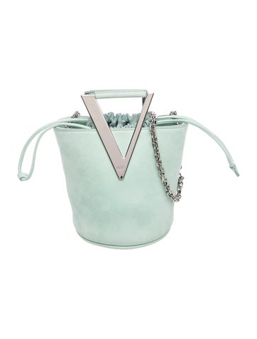 Roger Vivier Suede Bucket Bag