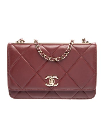 Quilted Lambskin Trendy Wallet On Chain