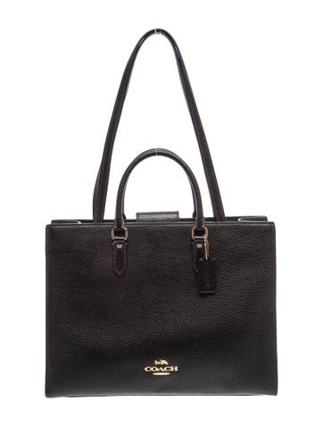 Leather Top Handle Bag w/ Tags