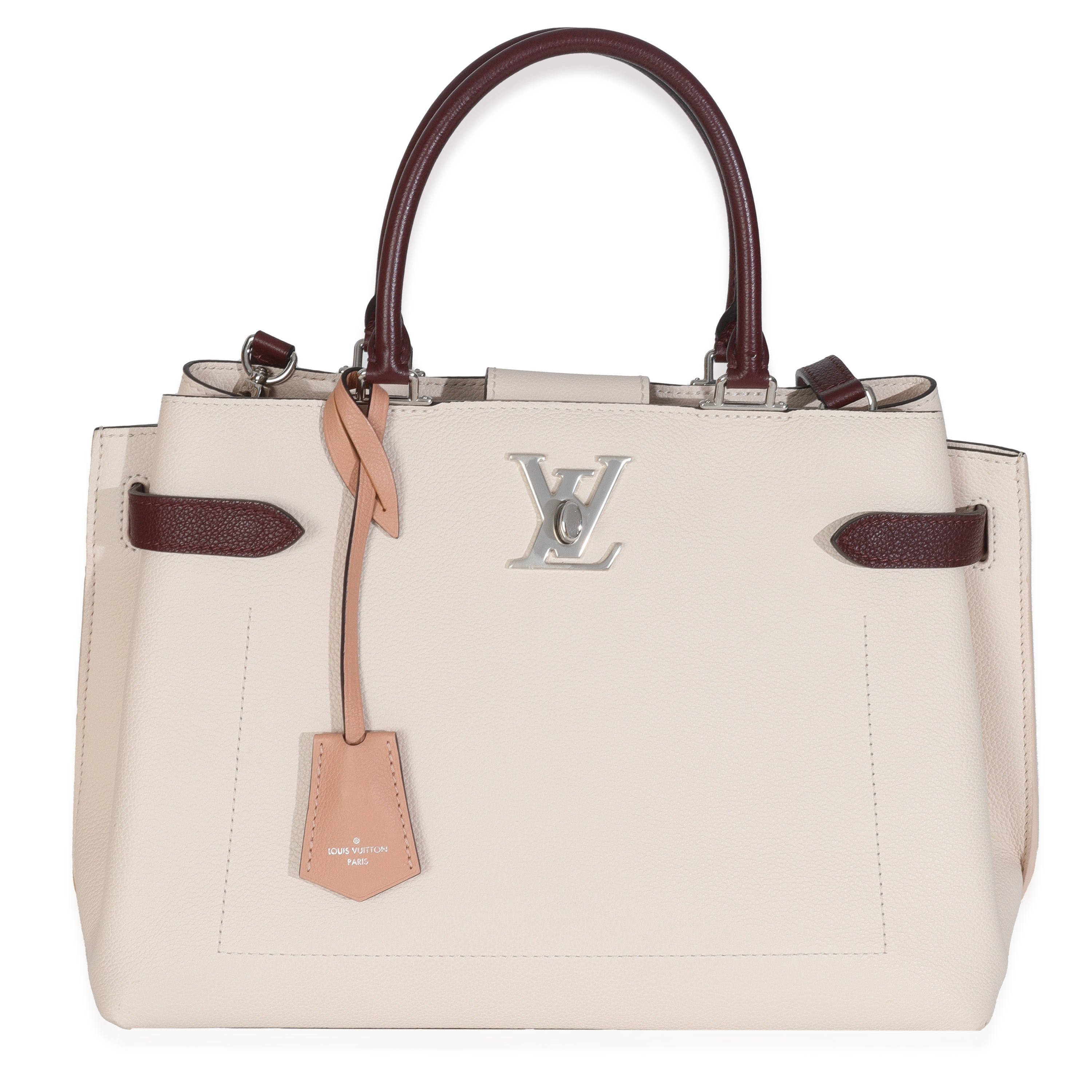 Louis Vuitton Rose Silk Quartz Calla Calfskin Lockme Day