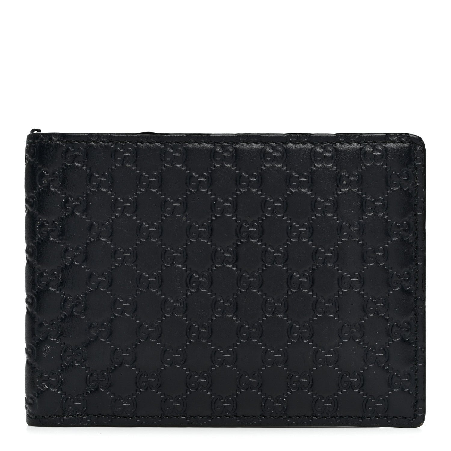 Gucci Microguccissima Bi-Fold Wallet Navy