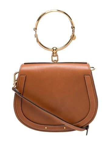 Leather Top Handle Bag Large