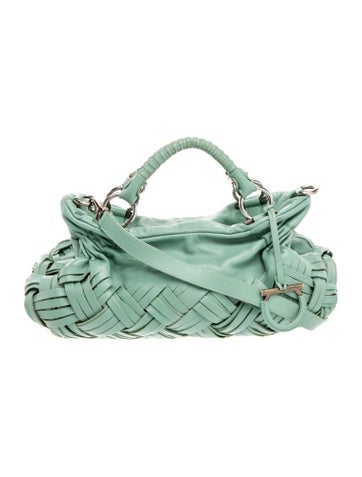 Leather Top Handle Bag