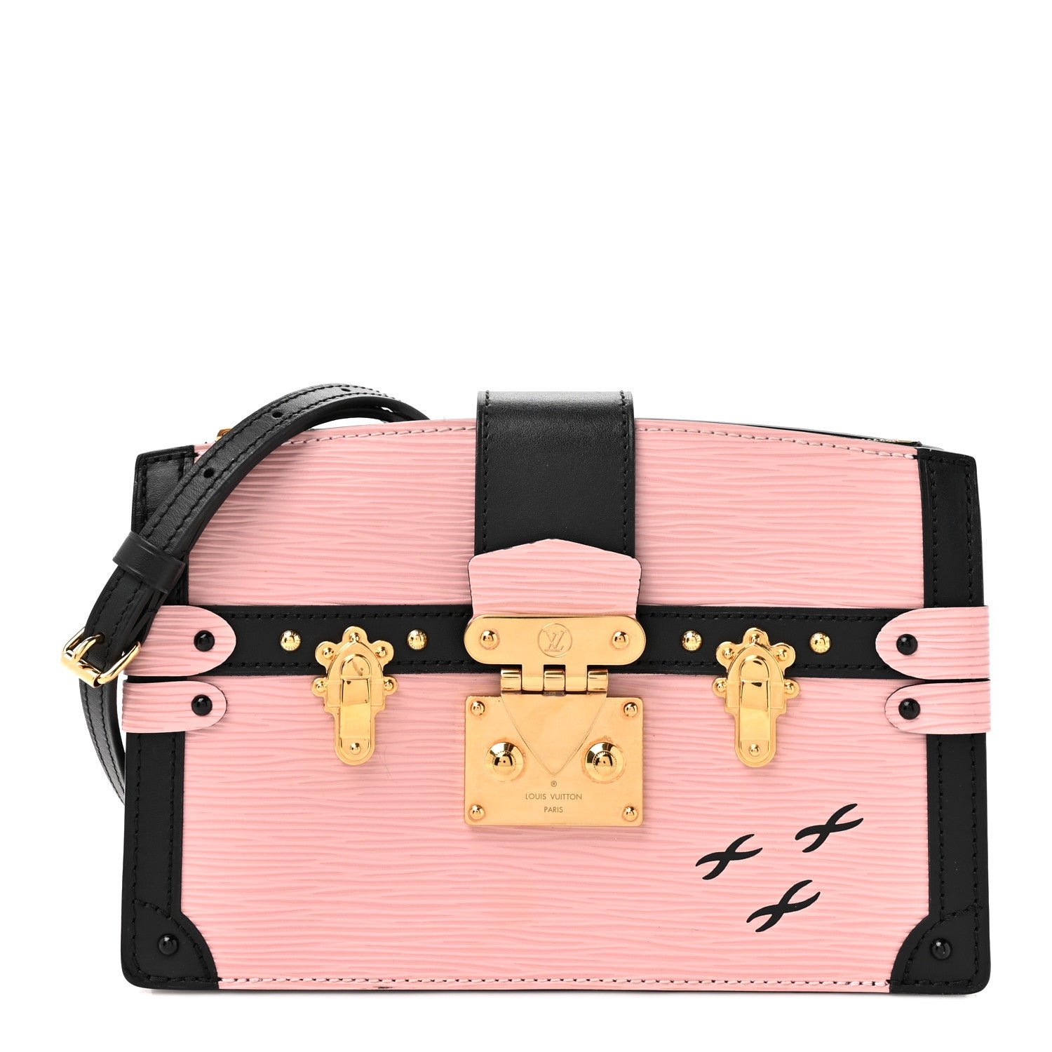 Louis Vuitton Epi Trunk Clutch Rose Ballerine