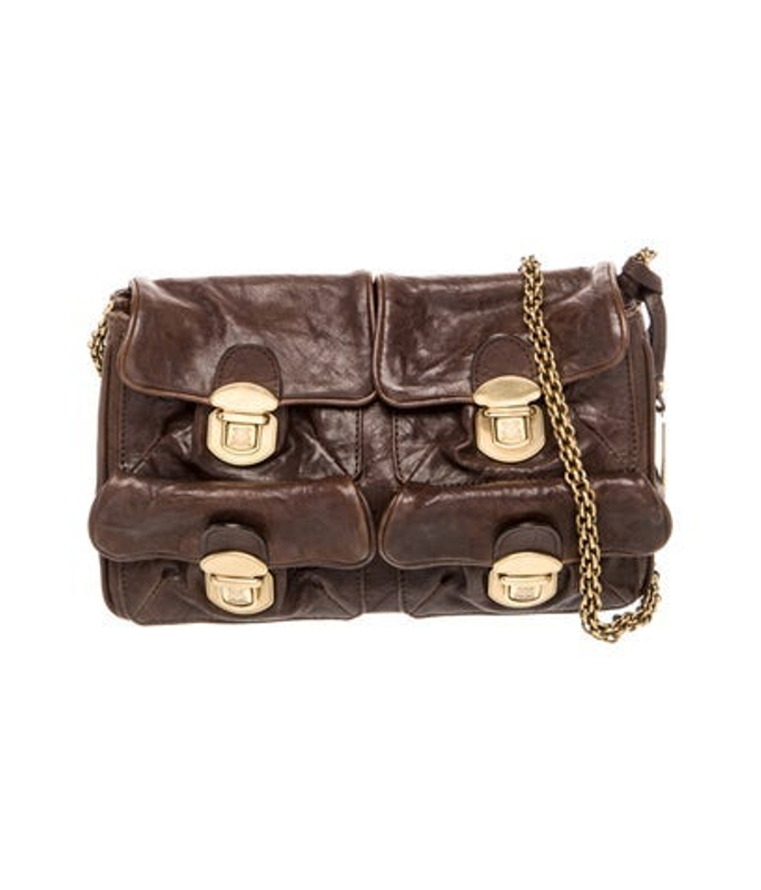 Trussardi Leather Shoulder Bag Vintage