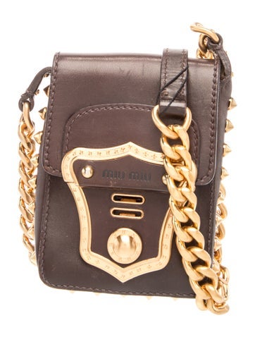 Miu Miu Leather Bucket Bag