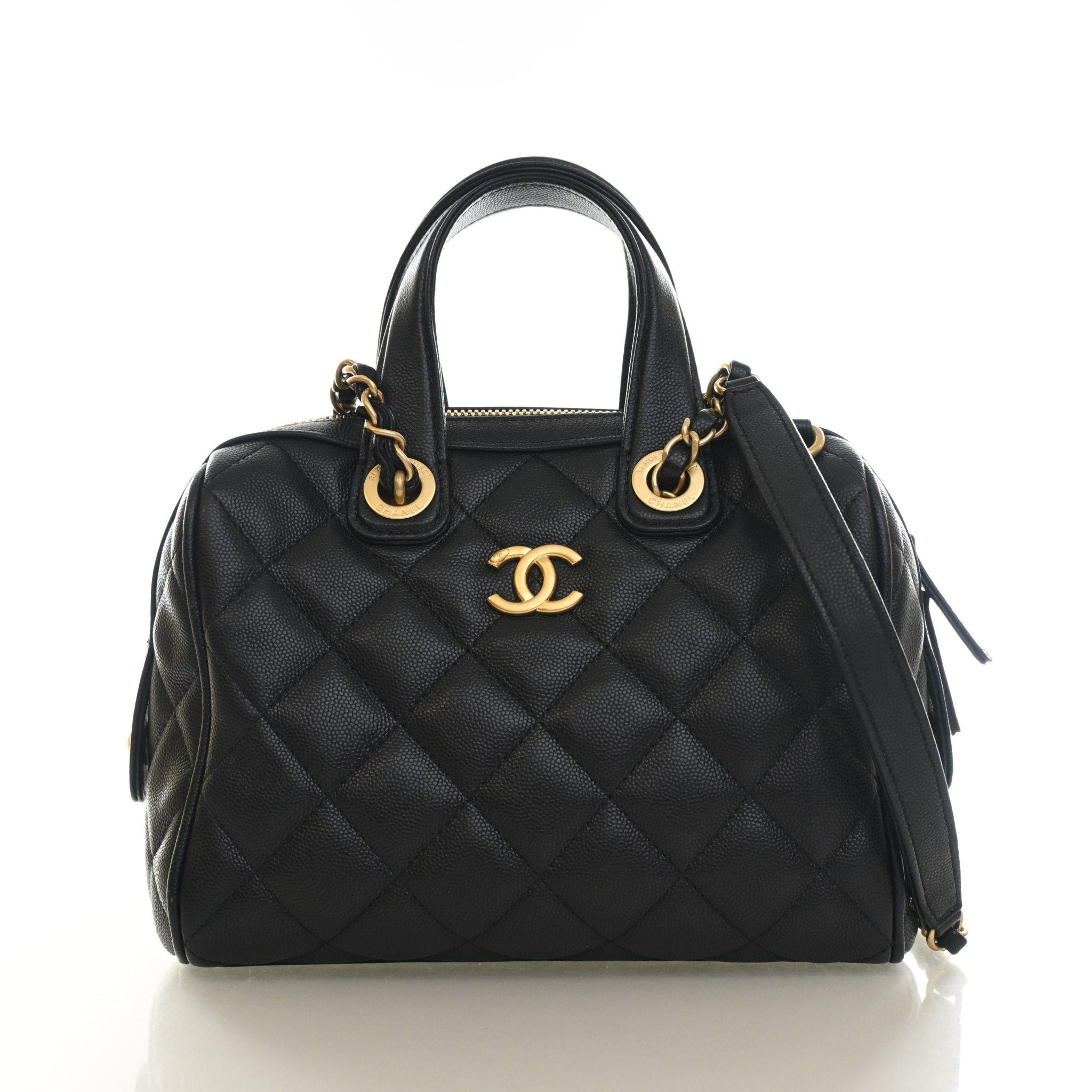 Chanel Small Caviar Bowling Bag