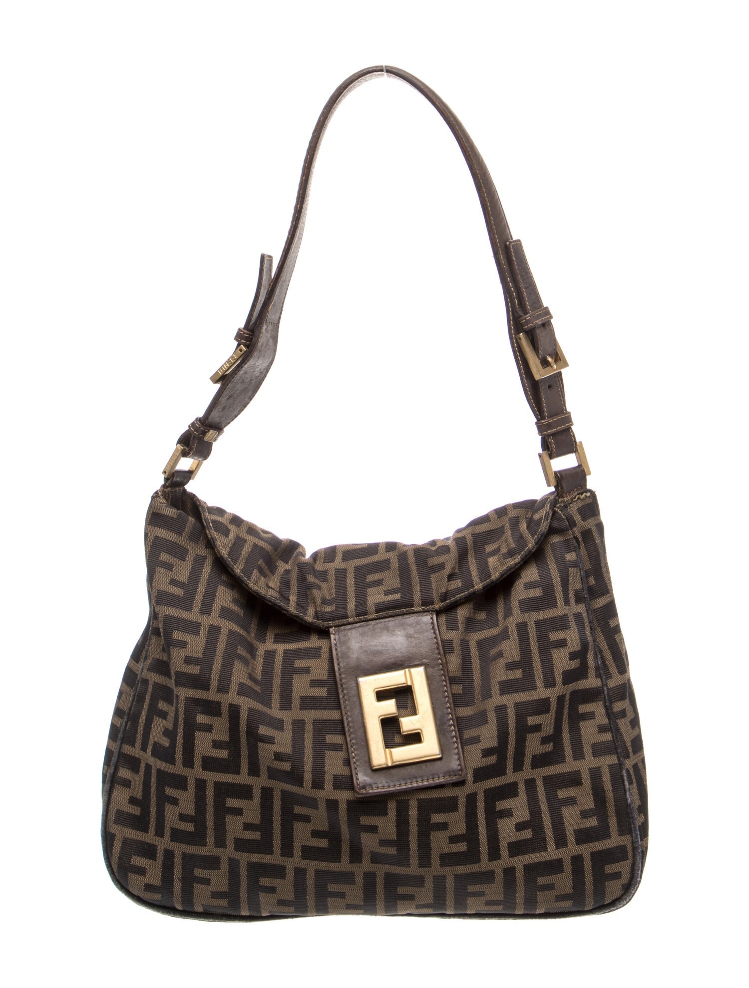 Fendi Zucca FF Shoulder Bag