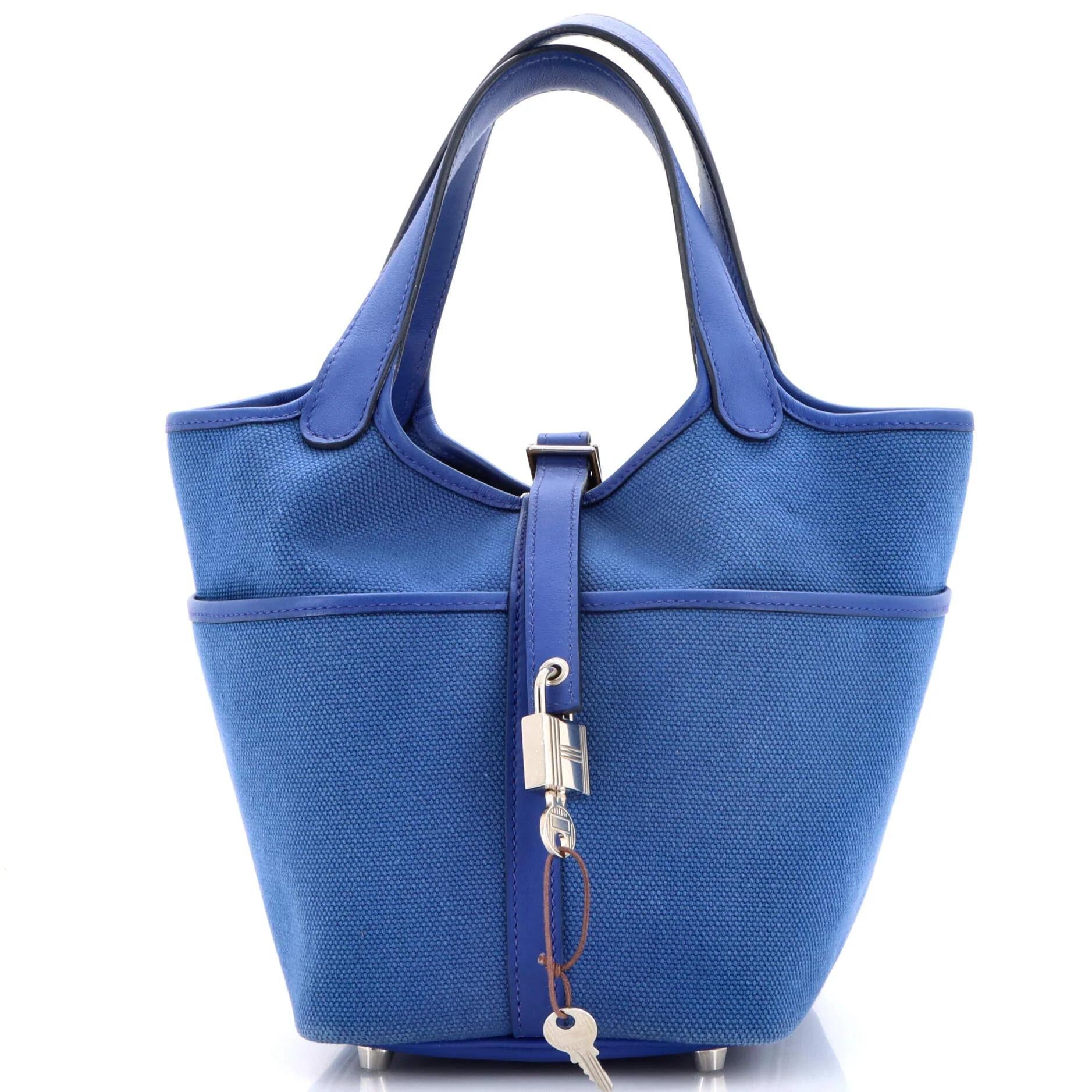 Picotin leather handbag