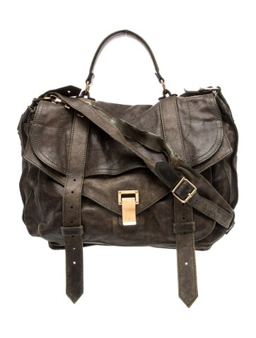 Leather Top Handle Bag