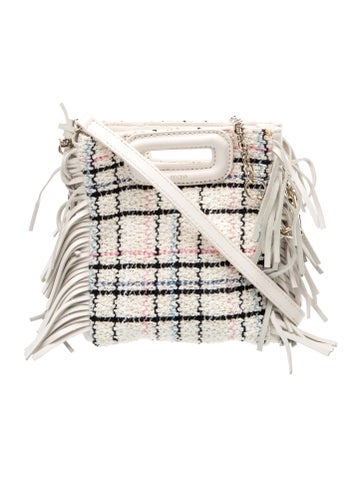 Maje Tweed Crossbody Bag