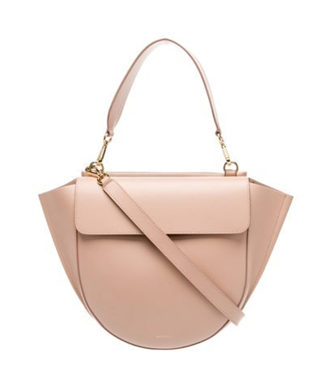 WANDLER Leather Top Handle Bag