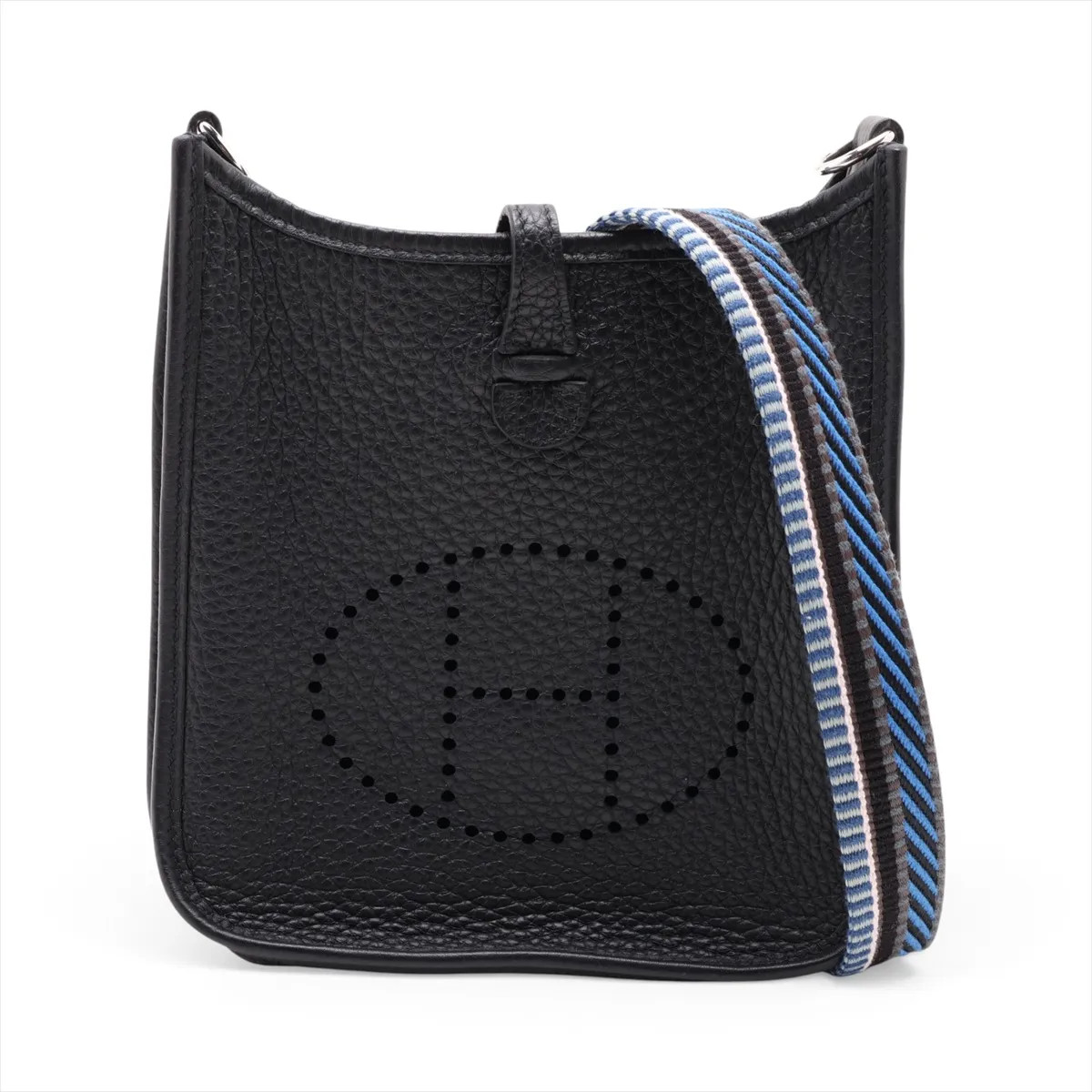 Hermès evelyn 16 TPM Amazon Taurillon Clemence Black Silver Metal Fittings