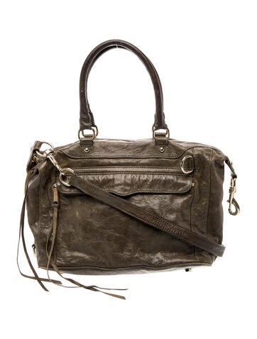 Leather Top Handle Bag