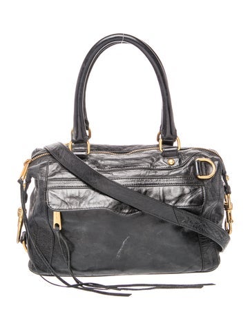 Leather Top Handle Bag