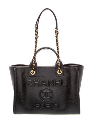 Small Leather Deauville Tote w/ Tags