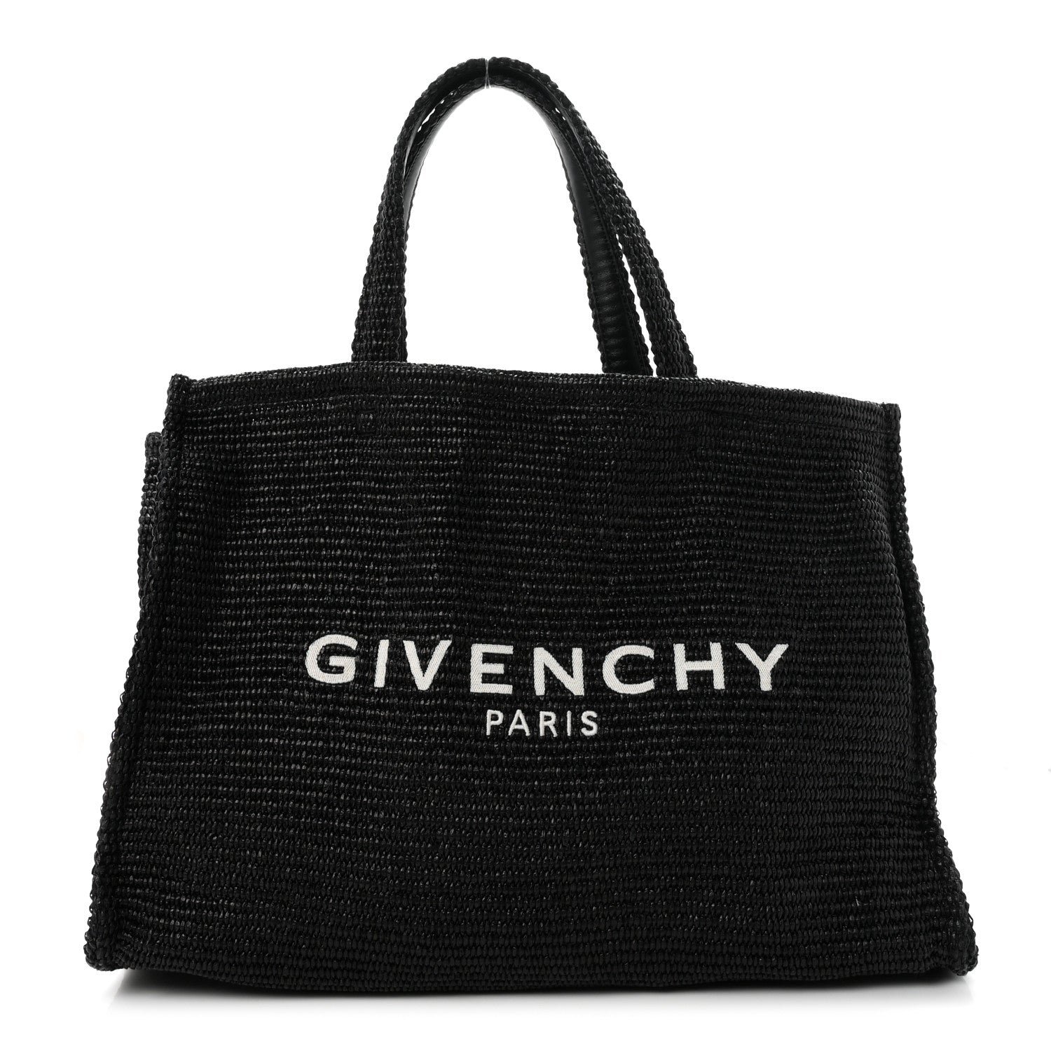 Givenchy Raffia Medium G Tote Black