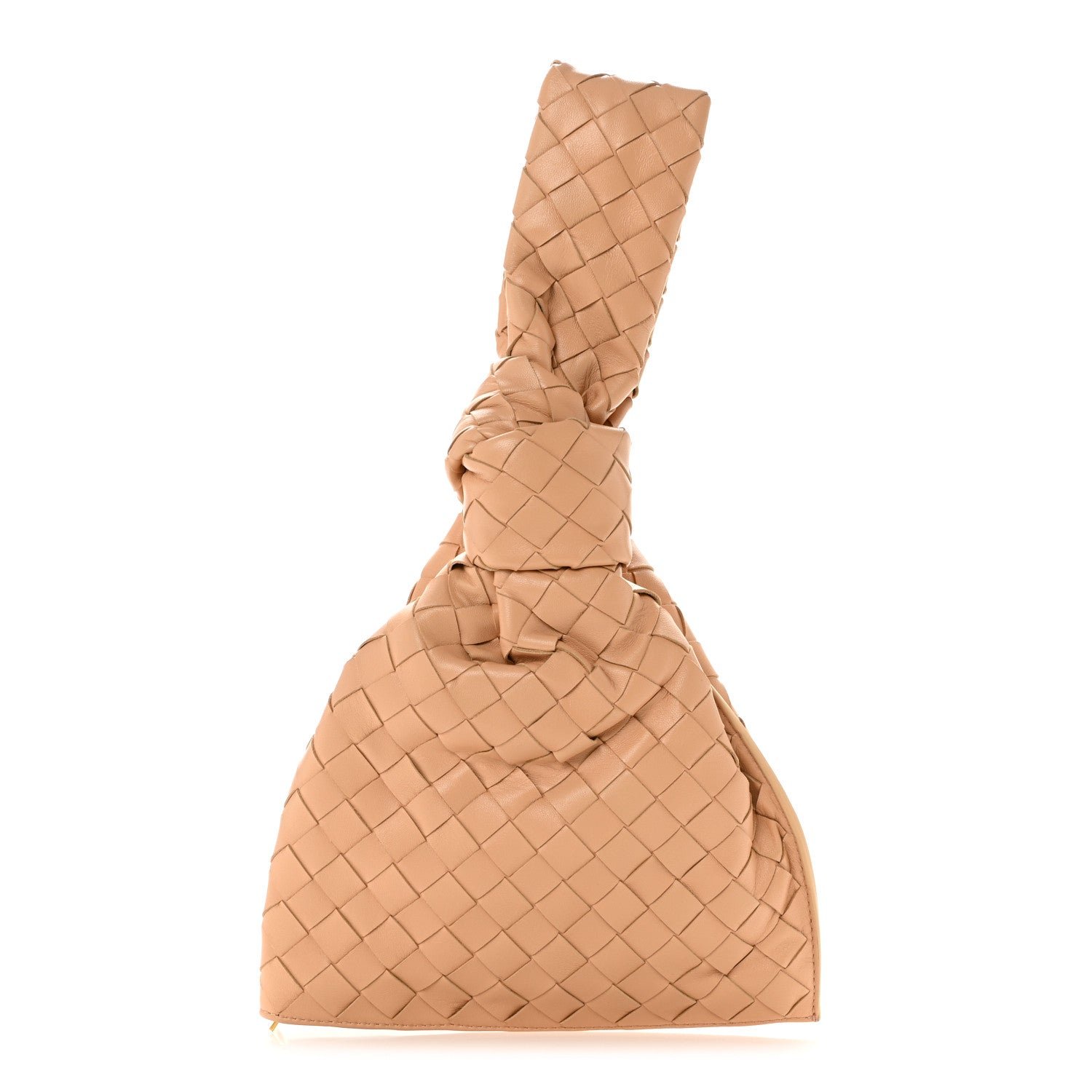 Bottega Veneta Nappa Intrecciato Mini BV Twist Almond