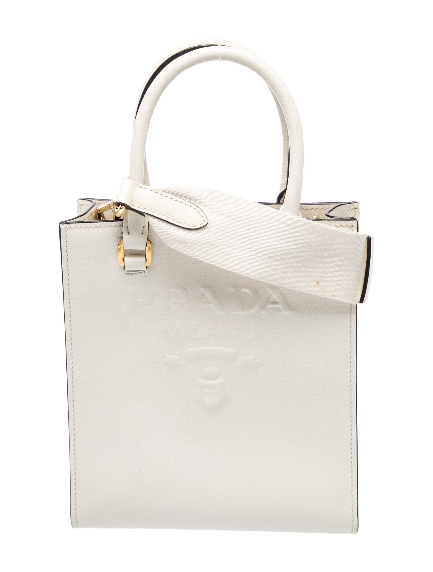 Saffiano Leather Top Handle Bag