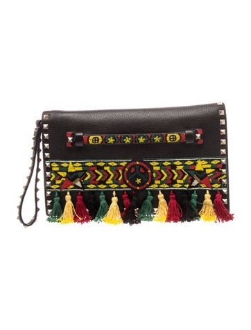 Valentino Rockstud Clutch