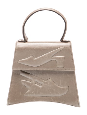 Leather Top Handle Bag