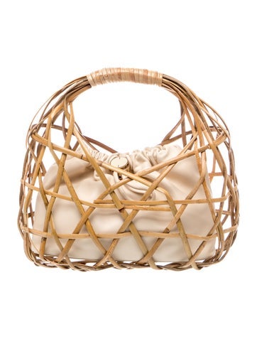 Cult Gaia Straw Top Handle Bag