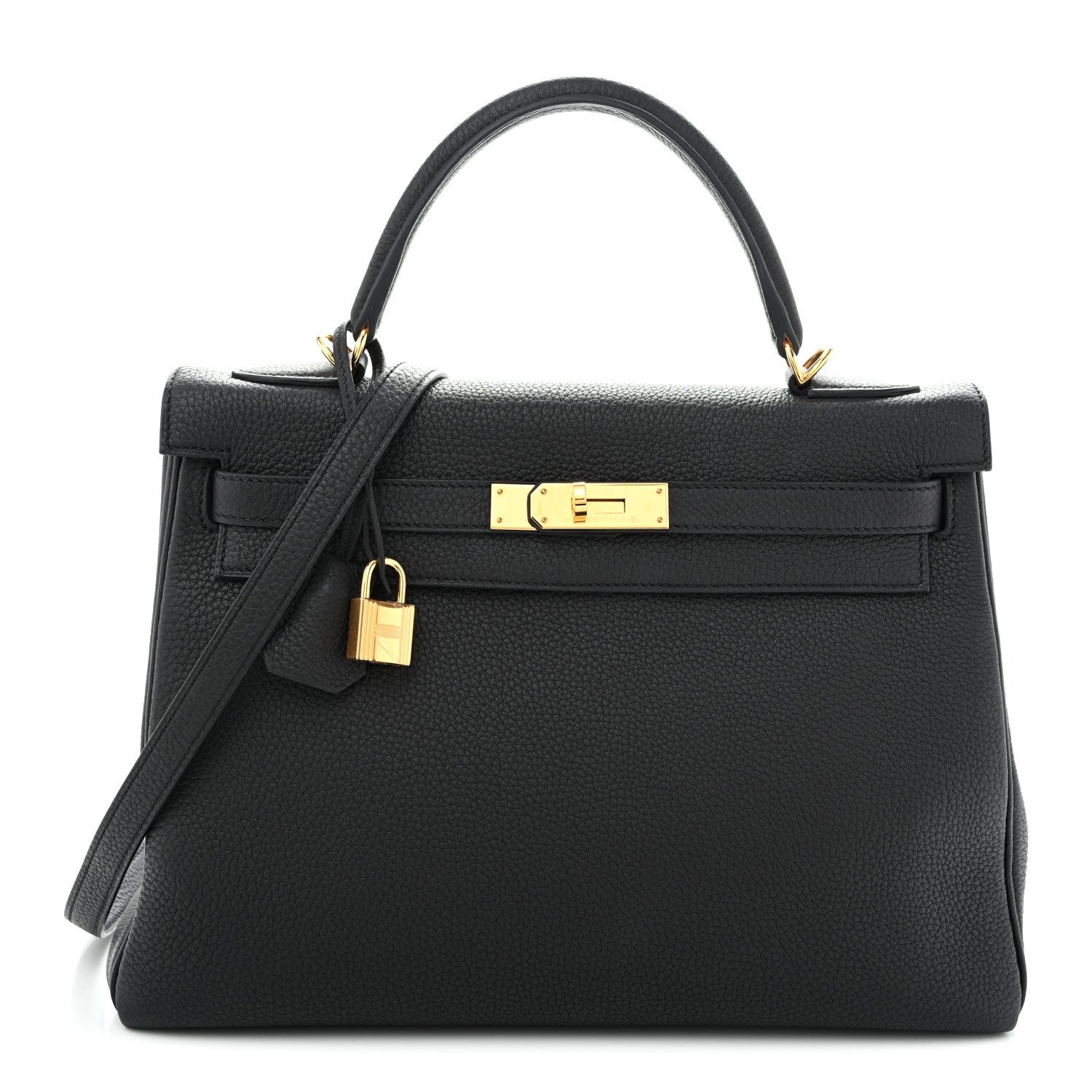 Hermes Togo Kelly Retourne 32 Black