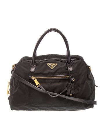 Tessuto Nylon Top Handle Bag