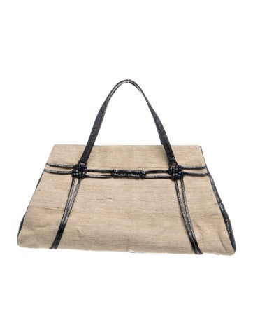 Nancy Gonzalez Leather Top Handle Bag