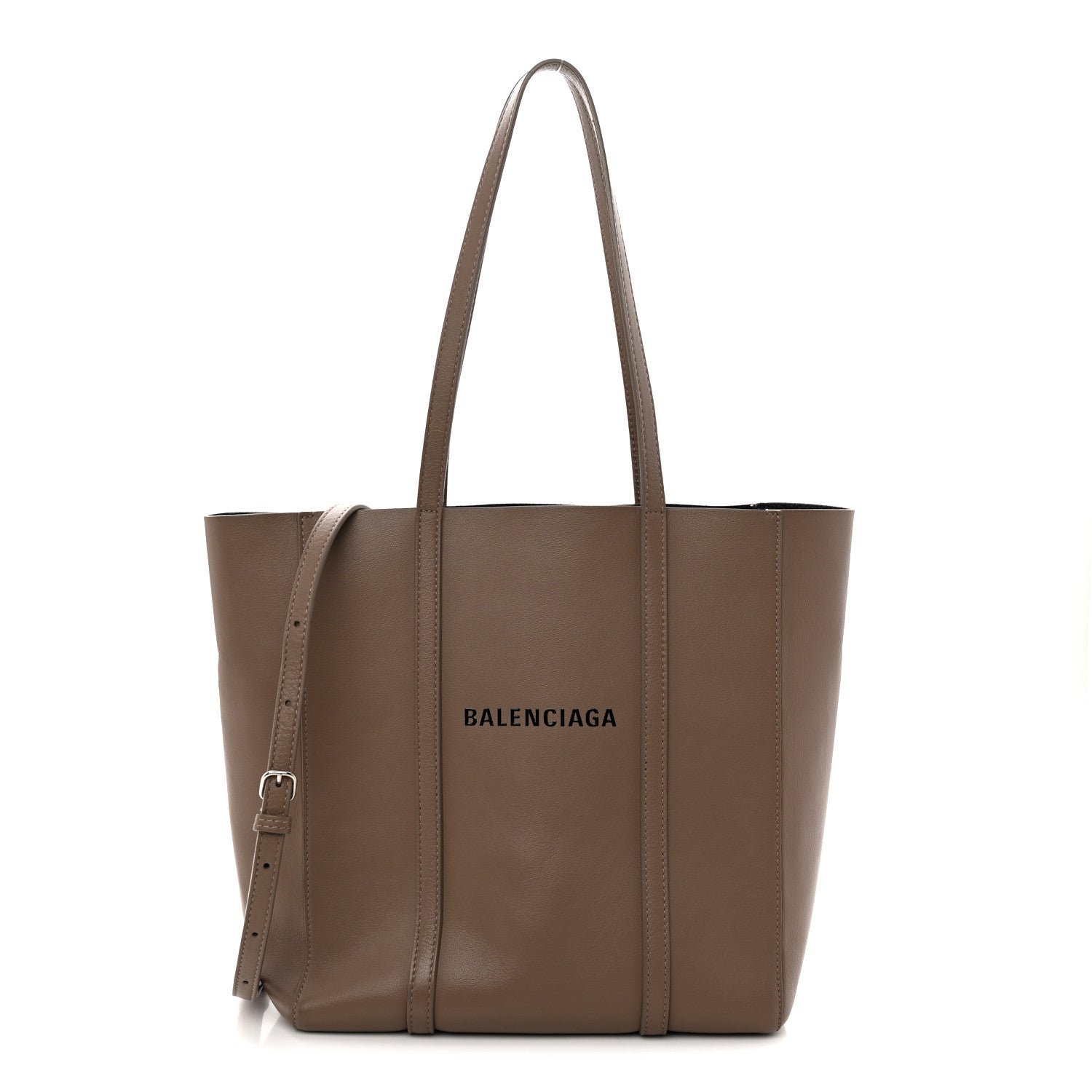 Balenciaga Calfskin XS Everyday Tote Light Beige Black