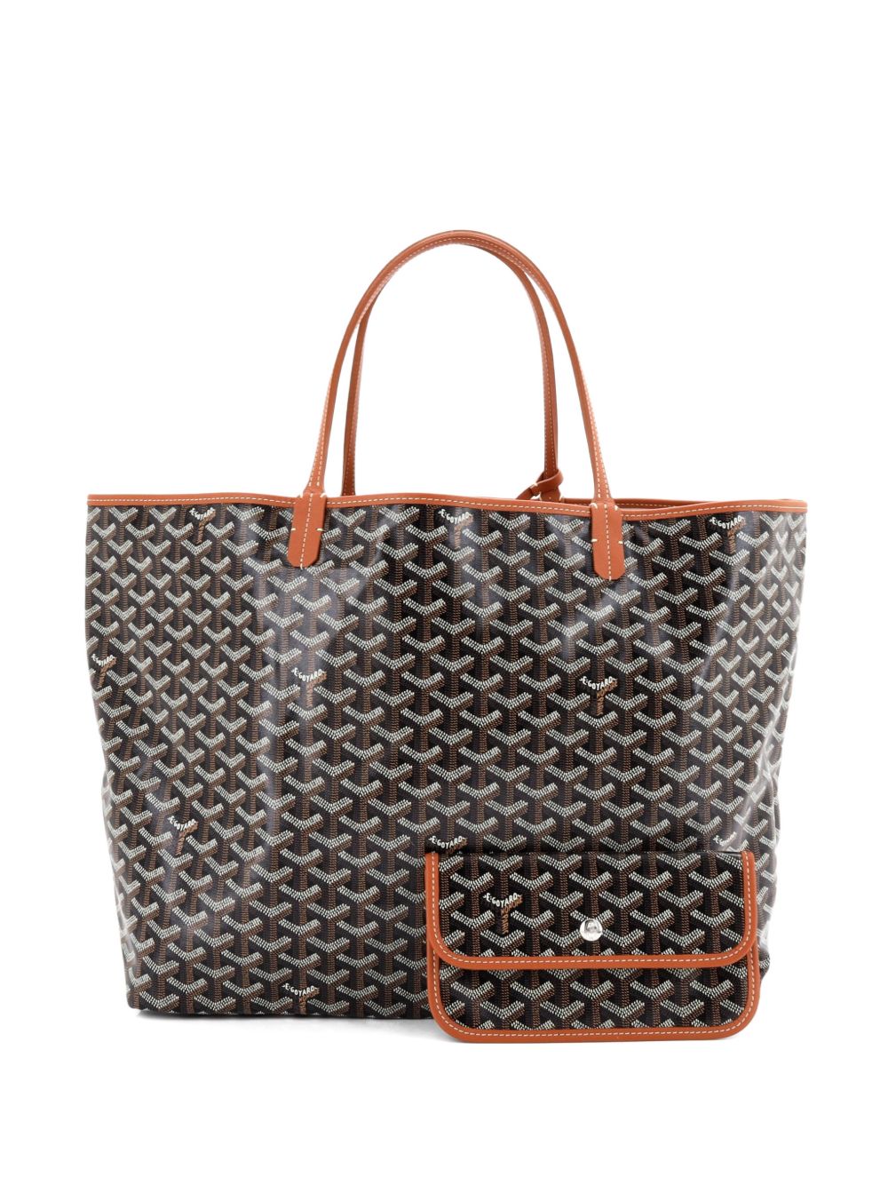 Saint Louis Reversible Coated Canvas and Printed Canvas GM tote bag